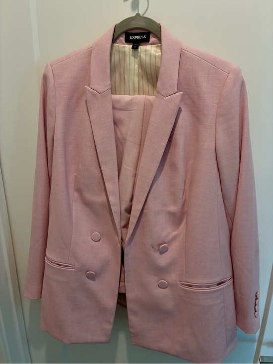 Express Pants - Express Pink Double-Breasted Women's Pantsuit-never worn!